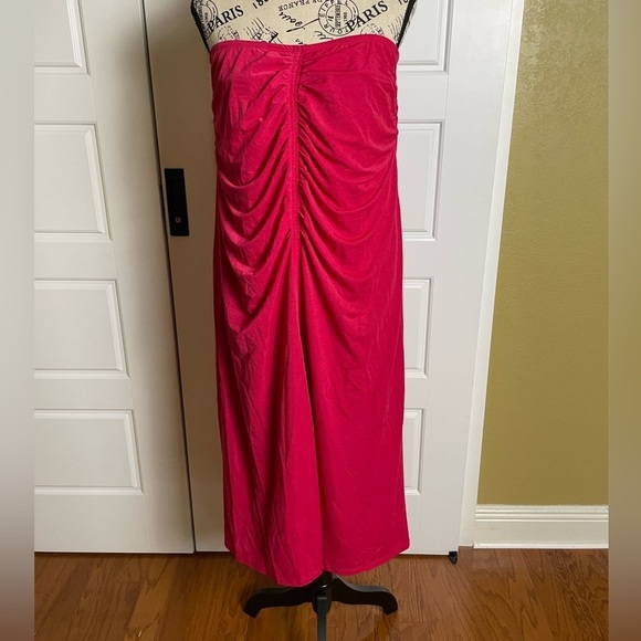 House of Harlow 1960 Barbie Pink Ruched Skirt - Picture 2 of 9